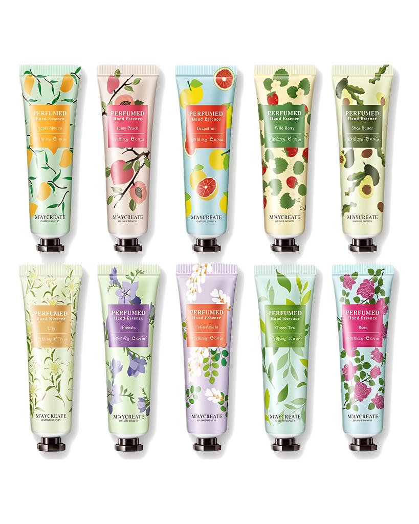 Fruity and Floral Essence Hand Cream, Moisturizing, Long-lasting, Rich Fragrance