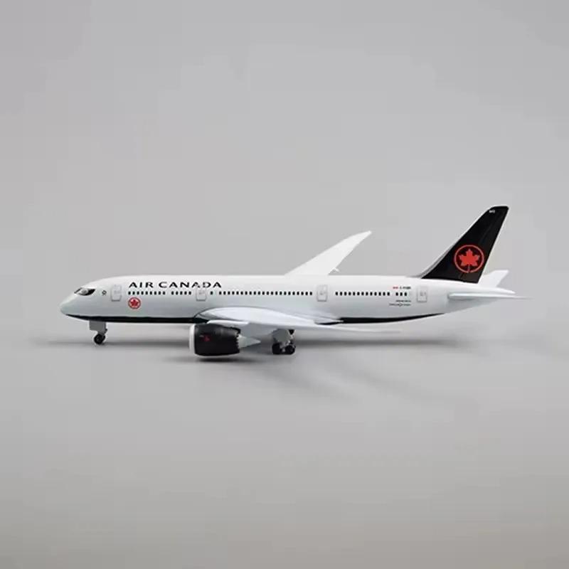 16/20CM  Air Canada 787 Aircraft Model,Zinc Ally 1:400 Airplane Aircrafts Boeing B787Air Canada Plane Model Display Collection