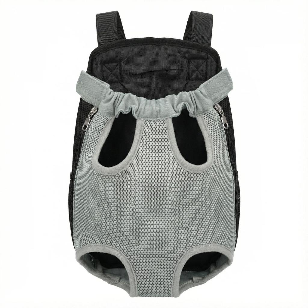 Pet Carrier Bag Double Shoulder Breathable Portable Travel Pet Dog Carrying Backpack Mesh Carrier Front Bag For Small Dog Cats