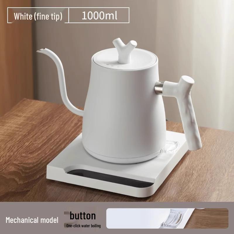 

Stainless Steel Electric Long Spout Coffee Pour-Over Kettle with Temperature Control 220V Domestic Plug