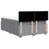 Vidaxl Letto Continentale Con Materasso, Grigio Chiaro 140X200 Cm, Tessuto