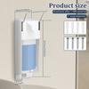 500ml Wall Mount Shower Soap Dispenser Aluminium Bathroom Shampoo Shower Gel Dispenser Toilet Kitchen Storage Bottle