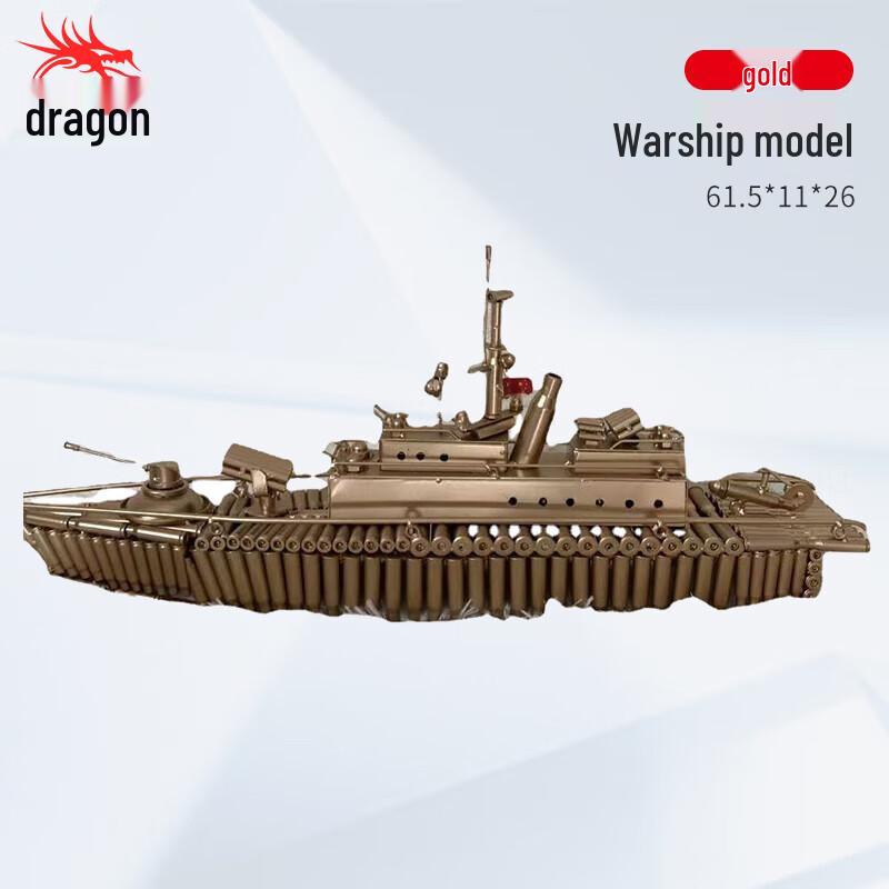 Veteran s Bullet Casing Battleship Model