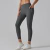 High-intensity Tight Yoga Pants Composite High-waisted Tummy-tucking Sports Pants High Elastic Ultra-thin Quick-drying Fitness Pants Female