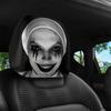 2Pcs Elastic Spooky Face Auto Headrest Sleeve Soft Comfortable Auto Headrest Wrap  Travel