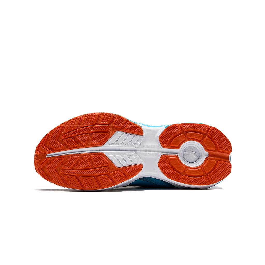 Anta Kids Bow Speed 3.0 Comfortable Lightweight Non-Slip Shock Absorbing Wear-Resistant Running Shoes Kids Running Shoes Black Lake-Blue A12445535-1