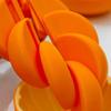 3D Printed Citrus Fruit Sensory Toy Twist Fidget Orange Ornaments Spiral Stress Relief Decompression Toy for Adults Students