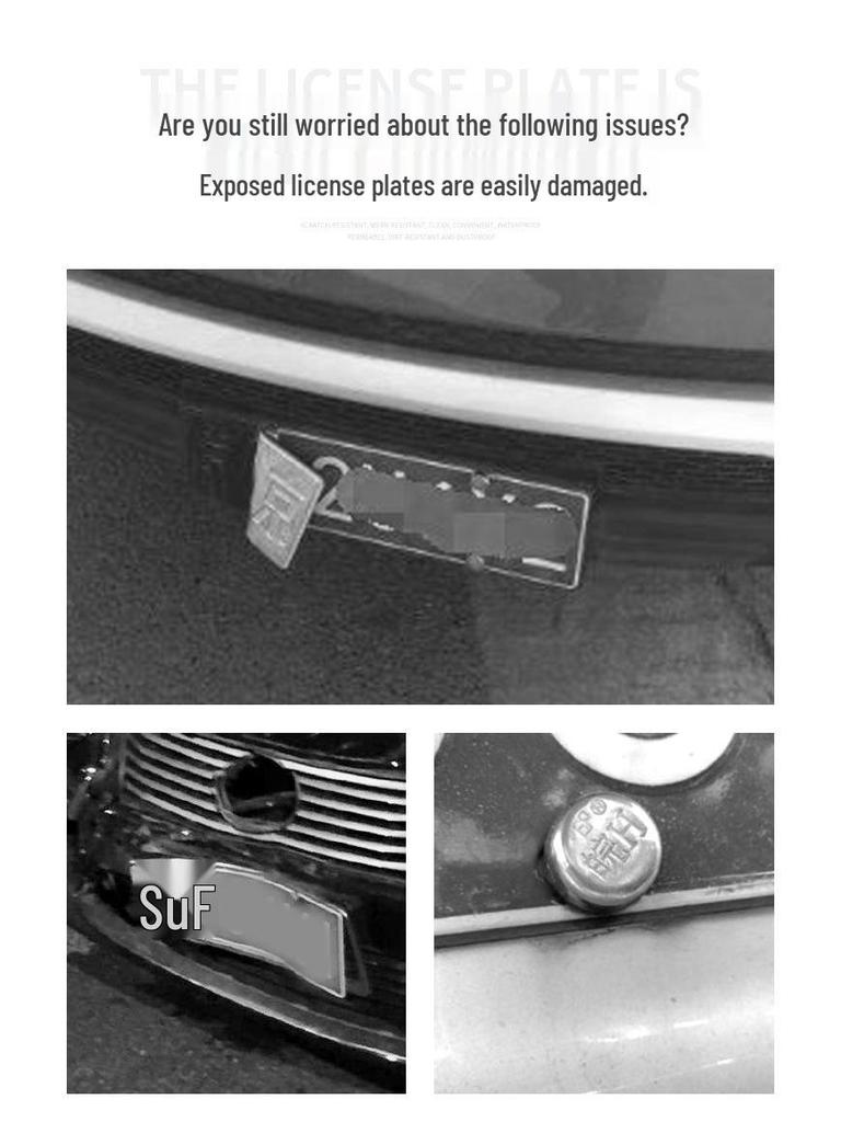 Ramka na tablicę rejestracyjną z włókna węglowego do modeli BMW: Seria 3, 4, 5, X3, X5, X6, X7, M3, M4.