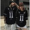 Mens Oversized Streetwear Hip Hop Graphic Tee - Loose Fit Cotton Short Sleeve T-Shirt Fall