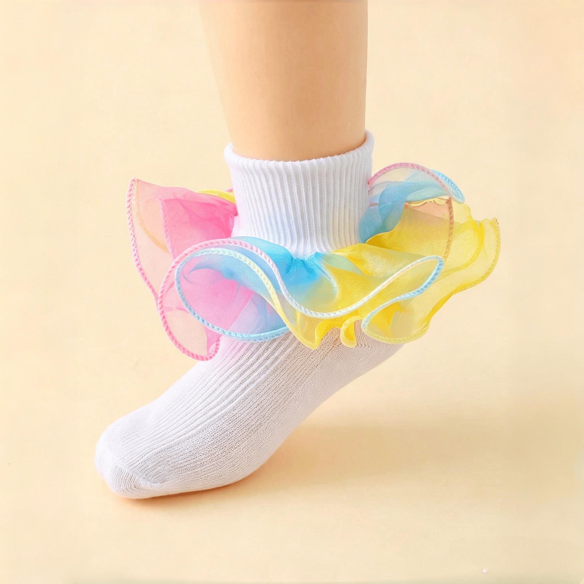 Summer Cotton Socks for Kids: Boys & Girls Princess Style S (1-3 years)