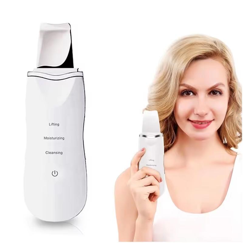 Ultrazvuková škrabka na pleť Čištění pórů Obličejový hloubkový čisticí přístroj Vhodný pro kosmetické přístroje pro ženy a muže