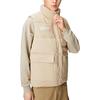 Gilet senza maniche con zip e logo ricamato serie basket Li Ning da uomo Bianco sporco AMRS025-2