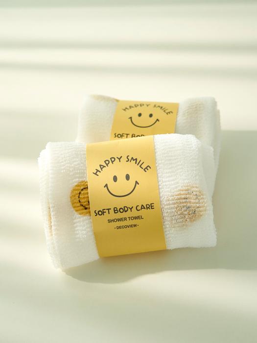 

DECOVIEW [5P Set] Happy Smile Body Care Shower Towel 5P SET