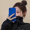 Applicable To Apple 17 Straight Edge Rubik's Cube Fine Hole 15plus Mobile Phone Case Liquid Silicone 14Pro Solid Color 13/12/16 X