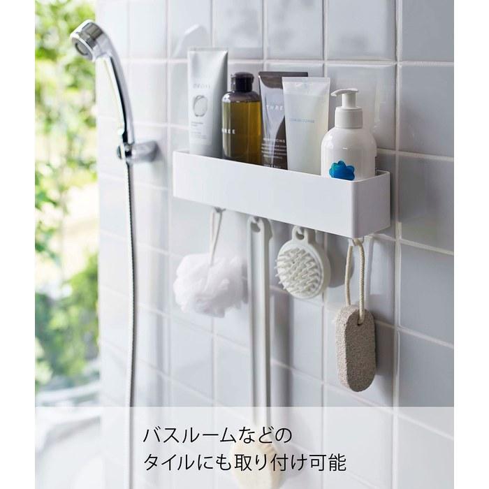 [Yamazaki] Film Hook Rack W30 White, Mist, 5967Approx. W30 x D7.5 x H6cmFloating, consolidated storage, bathroom/kitchen organization