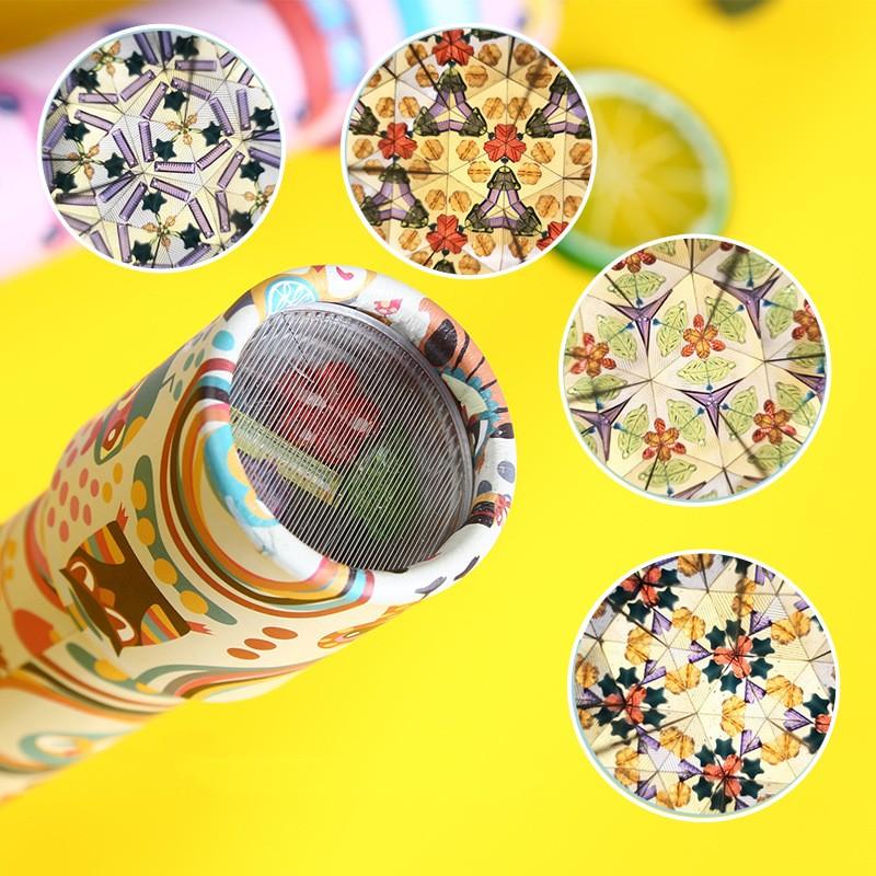 Toys Educational Rotating Magic Kaleidoscope 1Pc Color Random Large Early Science Experiment Creative