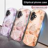Lucky and Romantic Love For iPhone 17 16 15 14 13 Plus 12 Mini 11 Pro Max XR Xs Max X 7 8 6S 22 20 Elliptical Glass Phone Case