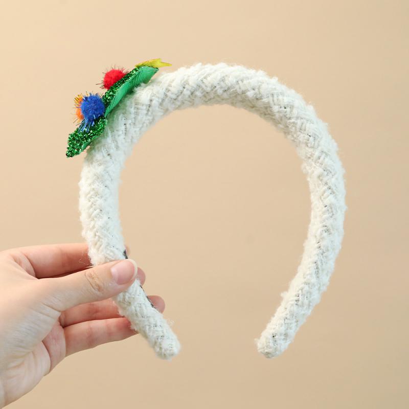 

For Home Girl Children Christmas Gift Christmas Party Decoration Supplies 1Pc Cute Plush Antler Headband Christmas Decorations