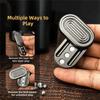 Three-Layer Structure Magnetic Push Card Metal Construction Fingertip Gyro  Anxiety Relief