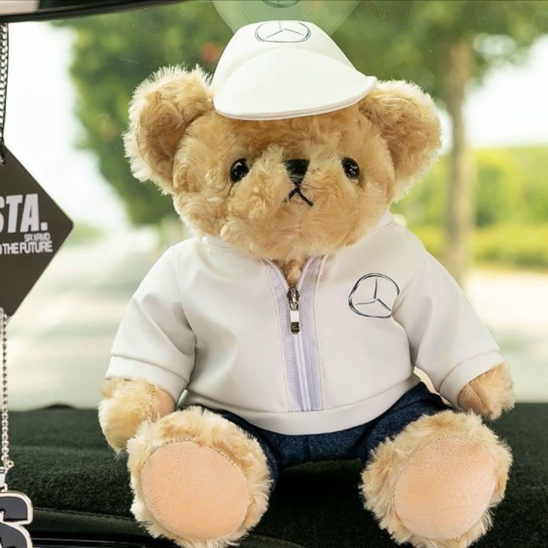 

[USED] Mercedes Benz Teddy Bear Plush Toy, Rare, Super Cute, Not for Sale