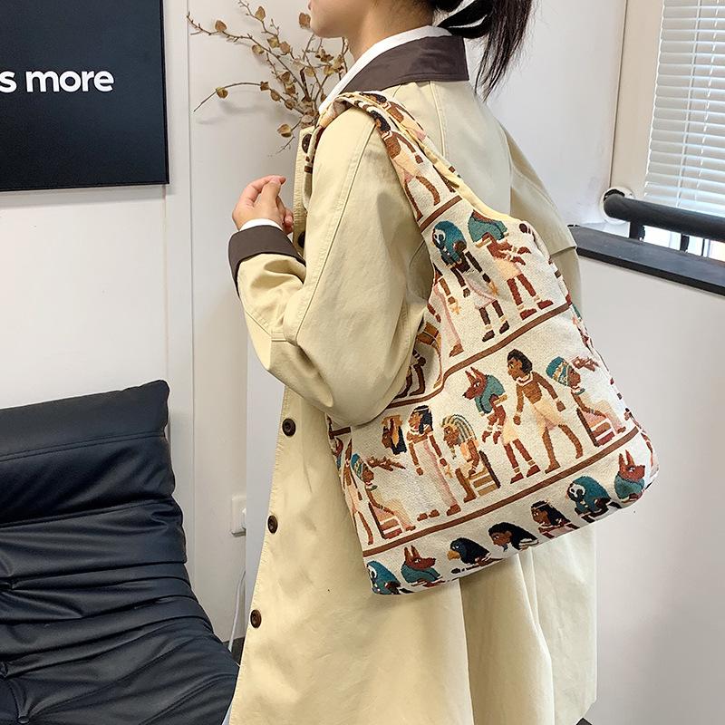 Fashion Underarm Bag Shoulder Bag Casual Large-capacity Women's Bag 2024 Summer New Simple and Fresh Commuter Bag Women