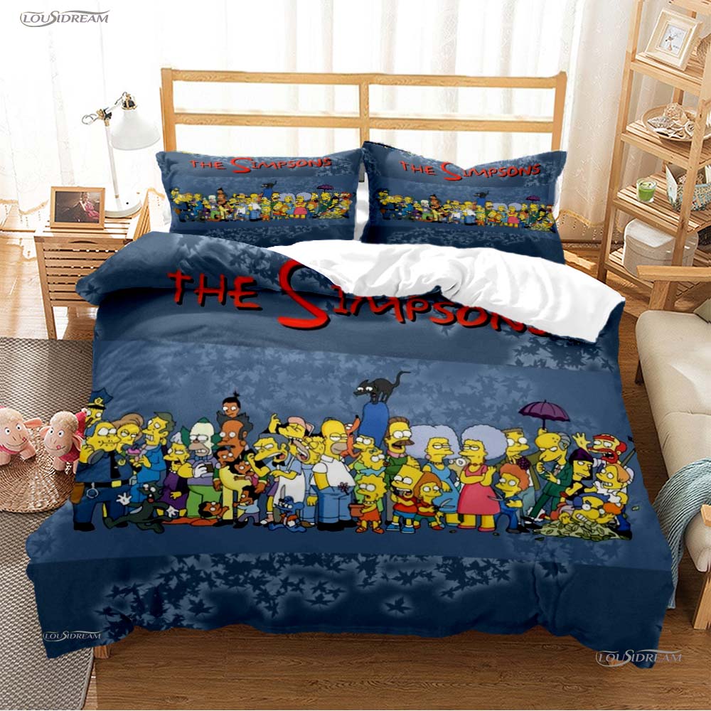 Comforter Carton Funny Casal All Season Comforter Bedding Sets Soft And S Teens Single/Double/Queen/King