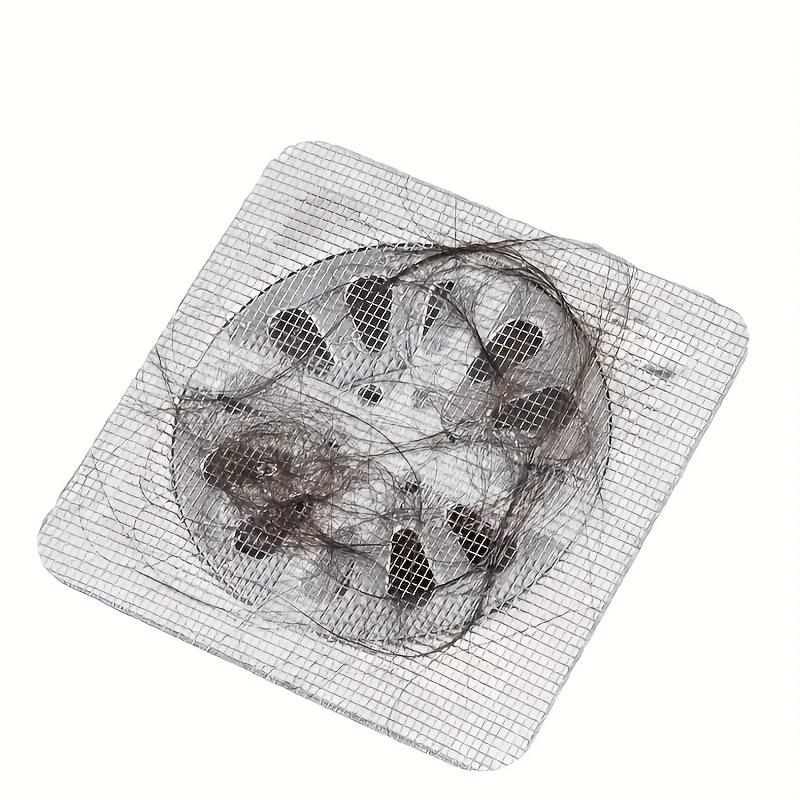 18pcs Bathroom Hair Filter Hair Screen Toilet Sewer Filter Kitchen Anti-Clogging Anti-Insect Self-Adhesive Floor Drain Sticker.
