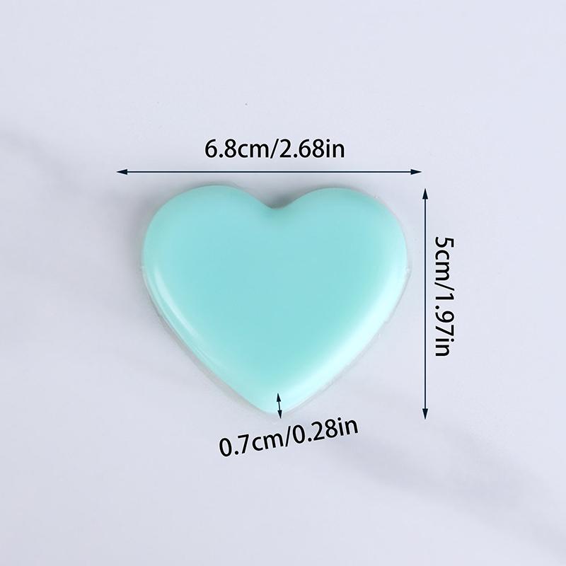 1Pcs Heart Soft Silicone Gel Powder Puff Sponge For Cosmetic Face Foundation Bb Cream No Powder Eating Powder Makeup Tools