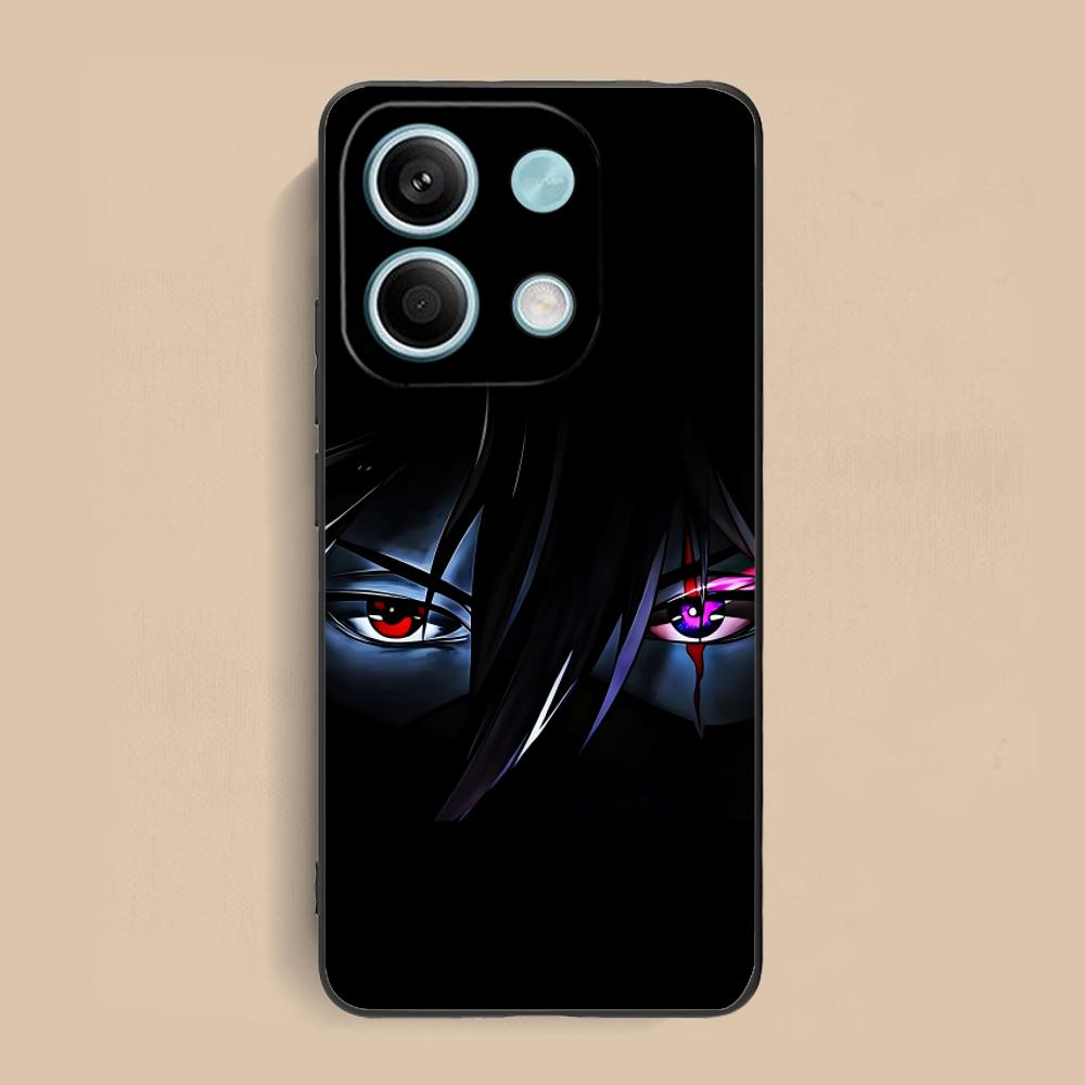Anime Eyes Phone Case for Xiaomi Redmi 15 14 13 12 A5 3 2 1 C Plus 4G 5G Soft TPU Shockproof Cover