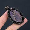 Charoit-Edelstein, Kupferdraht, handgefertigter Anhänger, Schmuck, Geschenk für Sie