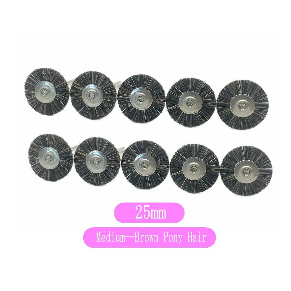 10pcs Polishing Wheels Wool/Cotton/Cloth Buffing Pad Jewelry Abrasive Brush Dental Lab Hp Brush 2.35mm Shank Rotary Tools