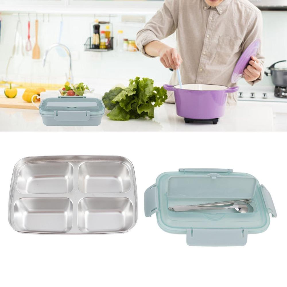 1,4L Auslaufsichere Brotdose 304 Edelstahl Bento-Lunchbox Niedliche Isolierte Lunchbox Für das Büro