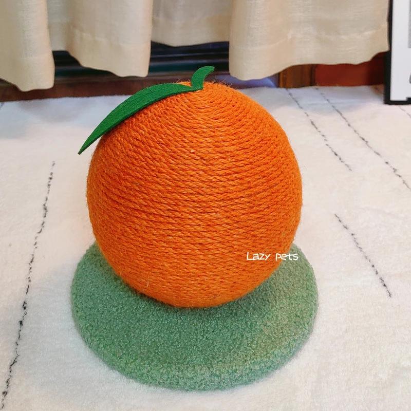 

Cute Scraper Cat Scratching Post Ball Scratcher Sisal Rope Toy Indoor Kitten Wear-resistant Biting Interactive Toy Pet Supplies