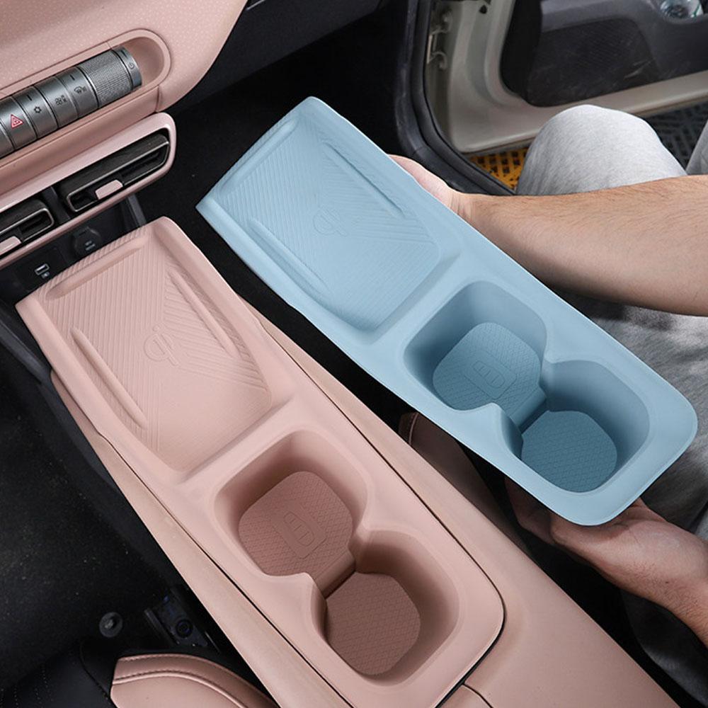 Central Console Silicone Wireless Charger Pad For BYD SEAGULL Dolphin MINI 2023 2024 Interior Modification Accessories