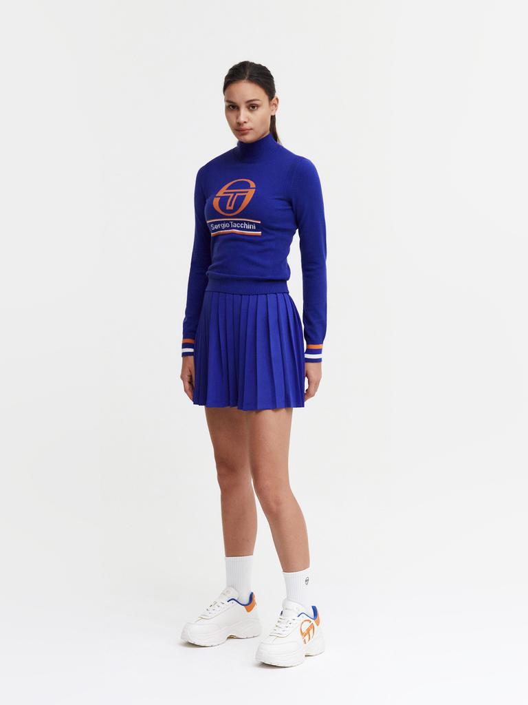 SERGIO TACCHINI W Resort Wool Logo Sweater Pullover