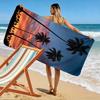 Sunset Palm Trees Tropical Landscape Beach Towel Quick-drying for Travel Outdoor Sports Jogging Beach and Swimming