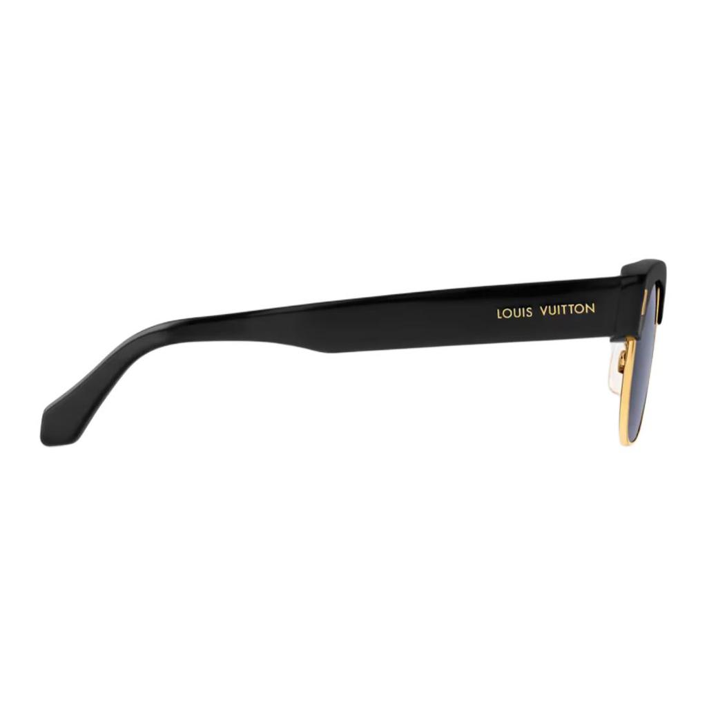 Louis Vuitton Escape Square Metall Acetat Quadratische Sonnenbrille Herren Sonnenbrille Schwarz Z2592U