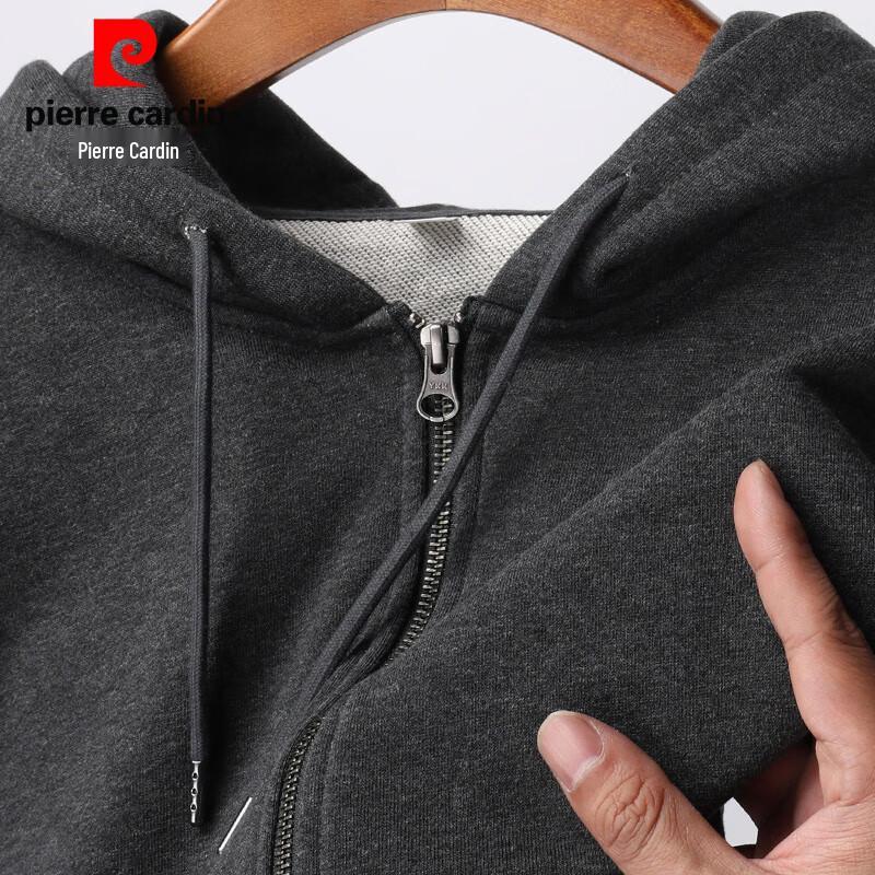 Pierre Cardin Men's Hooded Zip-Up Sweatshirt