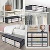 Aufbewahrungstasche unter dem Bett für tragbare faltbare Bettdecken-Taschen Kleiderschrank Kleider Organizer Aufbewahrungsbox Staubdichter Organizer Große Kapazität
