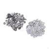 400-Piece Metal Candle Wick Sustainer Tabs Silver For Making Gifts Size Braid Core