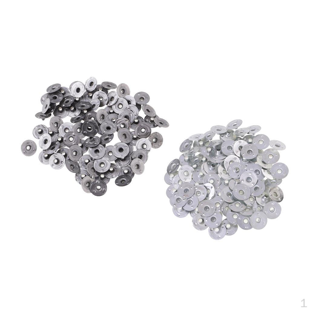 

400 штук Металлические держатели фитиля серебристые для изготовления подарков Размер Плетёный сердечник