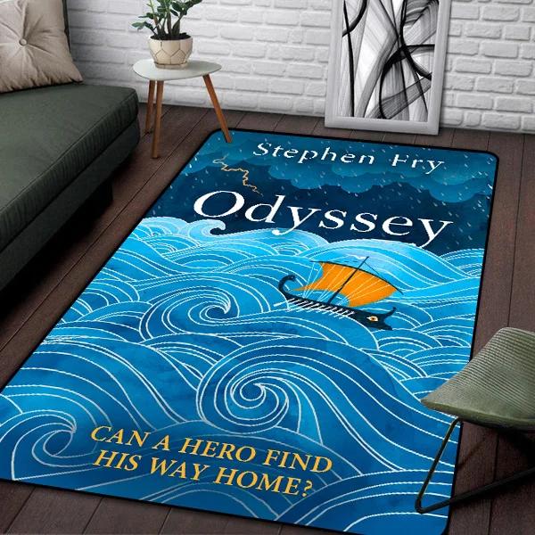 Ancient Greek Homeric Mythology THE ODYSSEY Printed Carpet for Living Room Sofa Bedroom Bedside Mat Bathroom Decoration