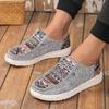 Bohemian Casual Shoes Men's Canvas Loafers Lightweight Old Beijing Cloth Shoes Gouging Fisherman Shoes Wholesale