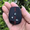 Car Silicone Remote Key Case Cover Shell Fob For Renault Trafic Clio Duster Logan Dacia Sandero For Nissan Terrano Almera