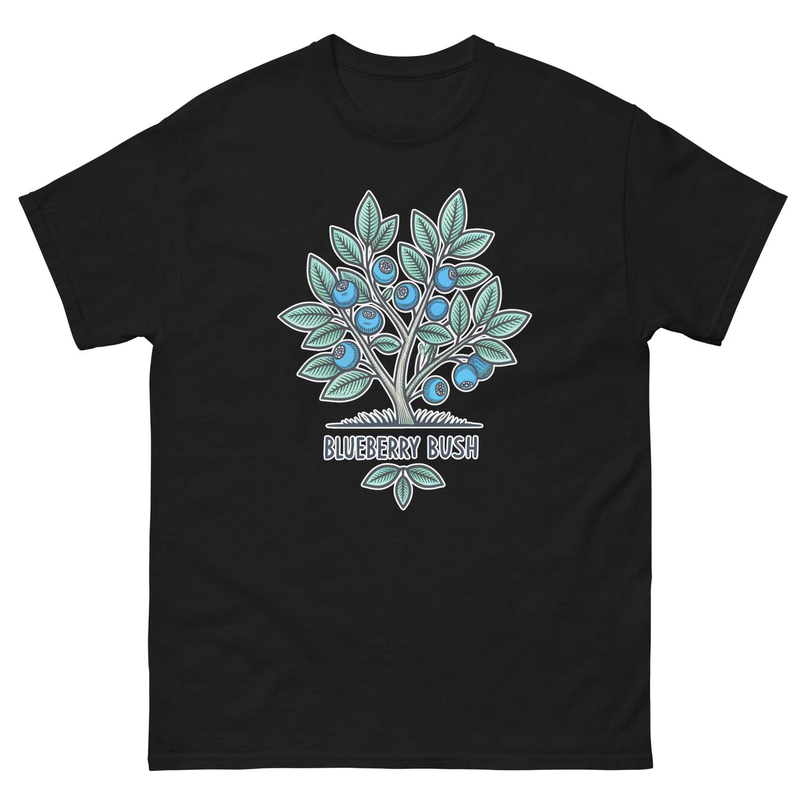 Футболка с принтом: Куст черники, Растение, Садоводство, Ландшафтный дизайн, Огородничество XL