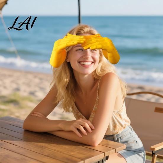 Head-mounted Visor Hand Sun Hat Lightweight 3D Printed Hands-Free Shade Hands-free for