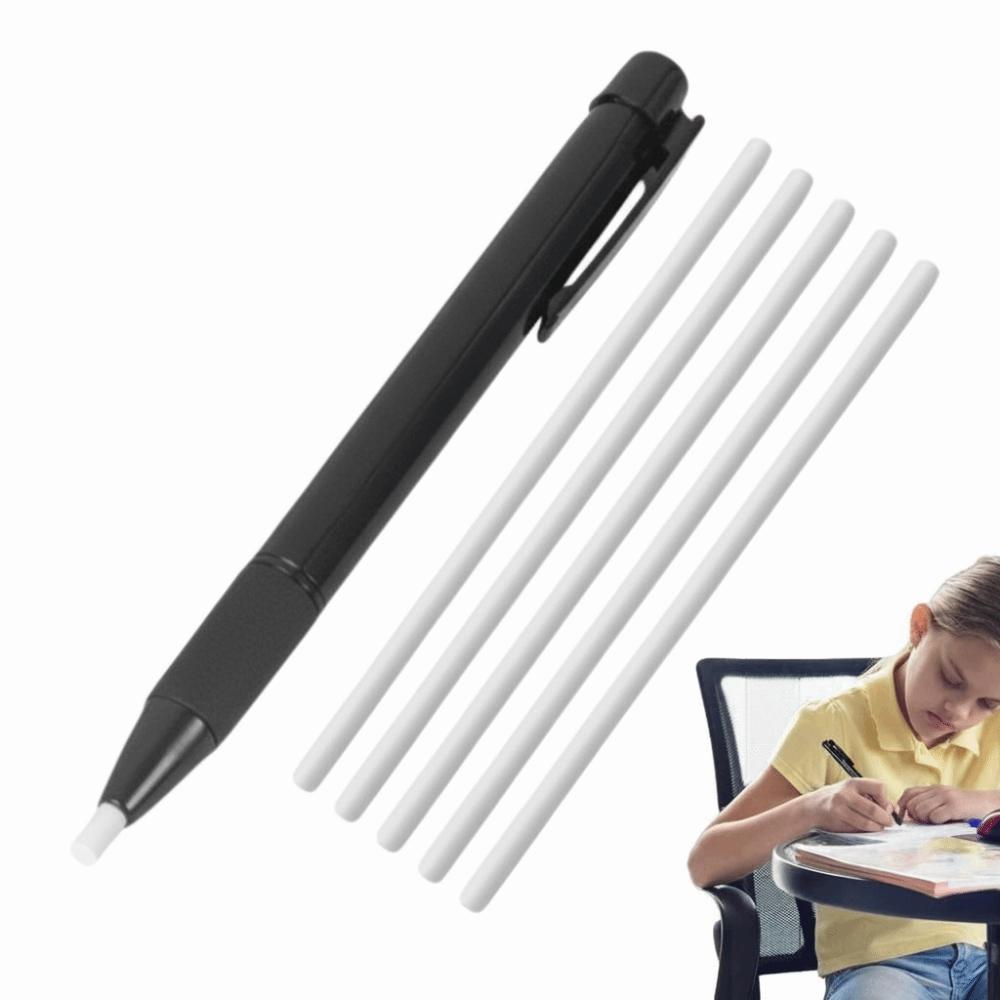 Press Retractable Retractable Eraser Pen 3.8mm Thin Tip Automatic Pencil Rubber  Art Supplies