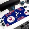 Braves d'Atlanta (5) Tapis de souris Avec une base en caoutchouc antidérapante Parfait pour une utilisation à la maison au bureau Et un cadeau idéal pour les joueurs