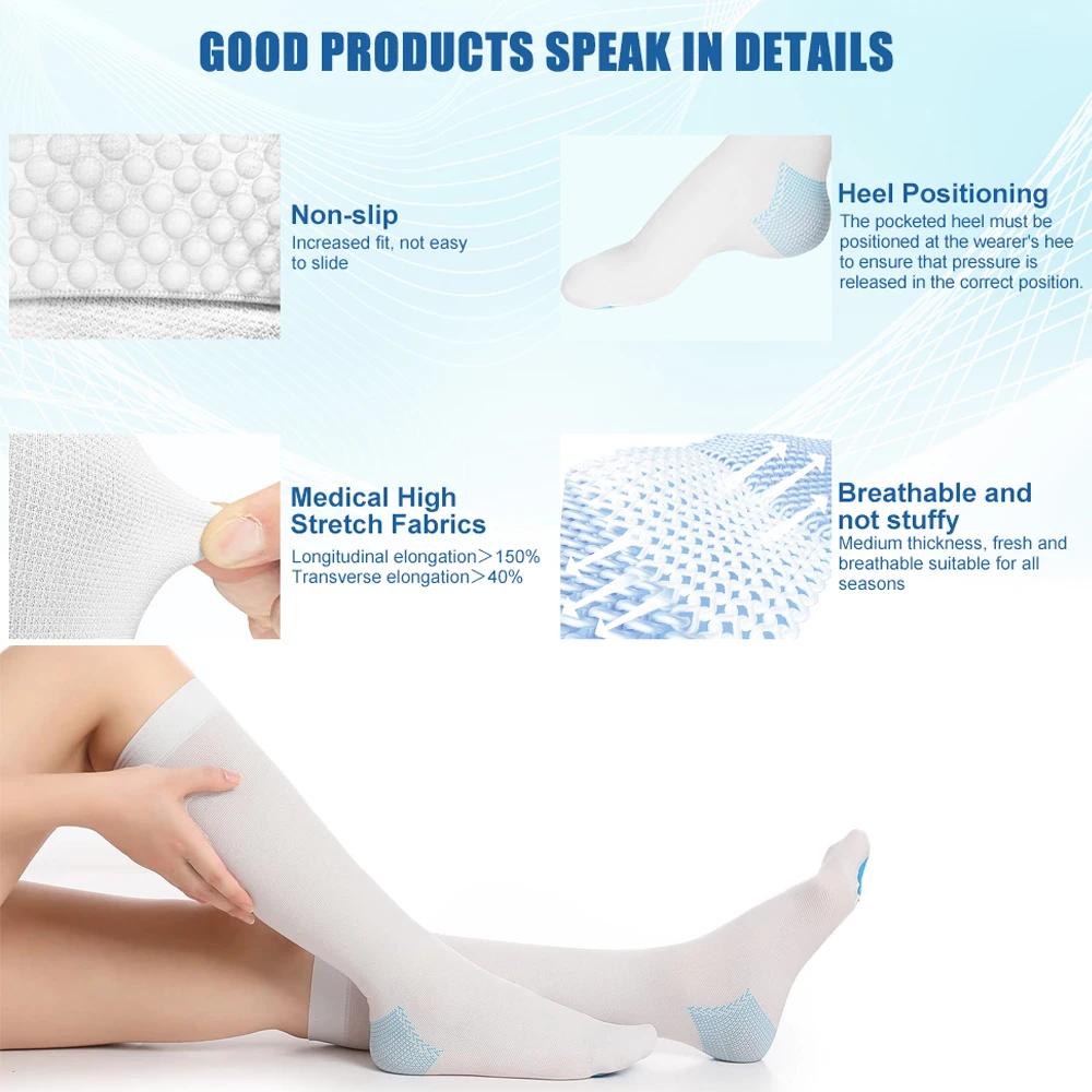 1Pair Compression Arm Sleeve 20-30 Mmhg Full Arm Support For Men Women Pain Relief Lymphedema