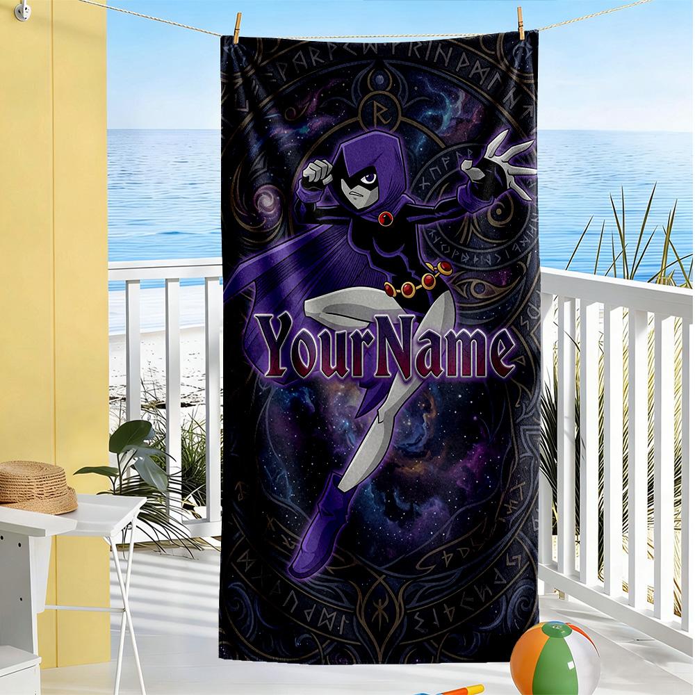 Incredibox Personalized Name Beach Towel Super Soft & Absorbent Suitable for Sports Travel Swimming Yoga Bathroom Beach And Pool